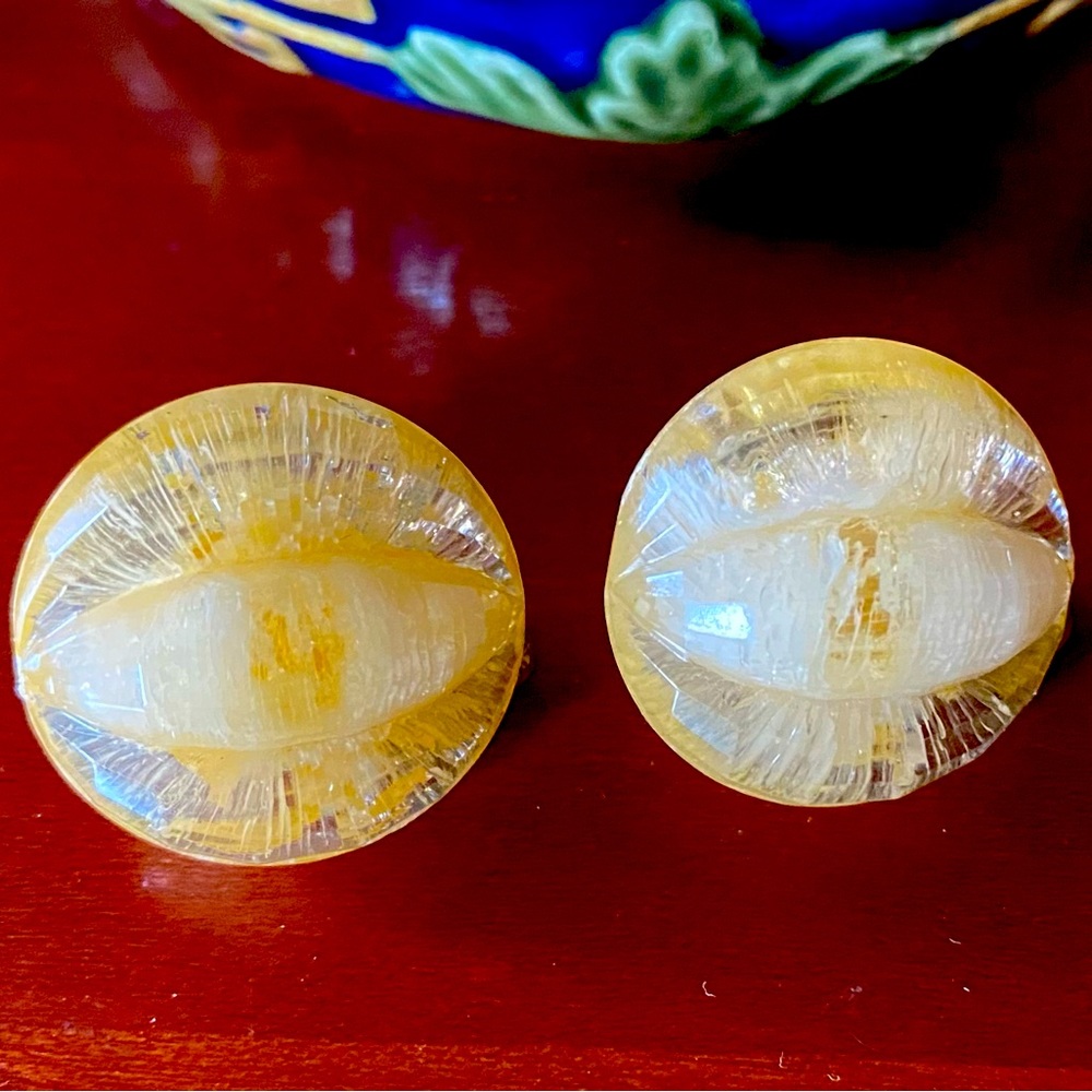 Vintage earrings. Marked W. Germany.